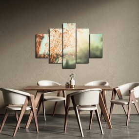 Obraz - Rastliny po daždi (150x105 cm)