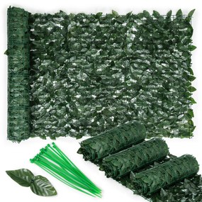 MultiGarden Maskovacia stena - umelý živý plot z brečtanu 300x150 cm, zelený - 3 rolky