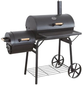 Gril na drevené uhlie s udiarňou JY-001