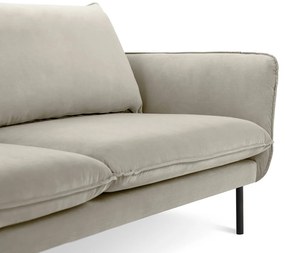 Zamatová štvormiestna pohovka Vienna 230 × 92 × 95 cm