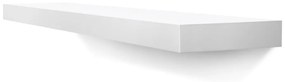 Biela polička TemaHome Balda, šírka 120 cm