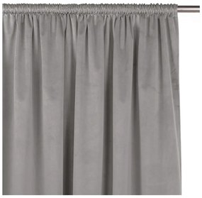 Sivý zamatový dimout záves 200x250 cm Velto – Filumi