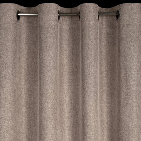 ZÁVES NA KRÚŽKOCH ADELINA 140X250 CM HNEDÁ