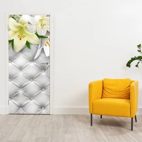 Fototapeta na dvere - Kvety ľalií (95x205cm)