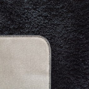 Čierny shaggy koberec Camel s protišmykovou úpravou Rozmer: 60x100 cm
