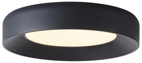LED Stropné svietidlo LED/40W/230V 3000K čierna pr. 50 cm