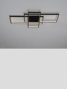 Novaluce Dizajnové stropné svietidlo Clea čierne Farba: Čierna, Teplota svetla: 2700-3500-5000K, Verzia: 100