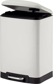 Kela Pedálový odpadkový kôš DAVINO 12 l, biela