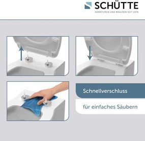 Eisl Sanitär WC sedadlo Duroplast Soft Close Hexagons 82392
