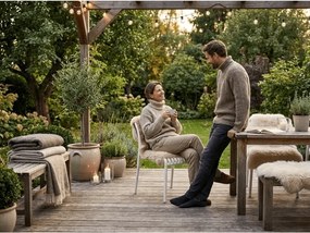 Plastová stolička TREGO, biela