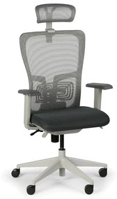 Kancelárska stolička GAM 1+1 ZADARMO, sivá