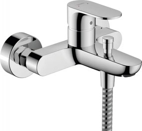 Hansgrohe Rebris S, páková vaňová batéria na stenu s 2 prietokmi, chrómová, HAN-72443000