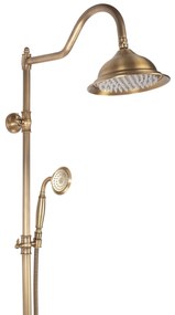 Rea Bergamo, sprchový set v retro štýle, mosadzná, REA-P5002
