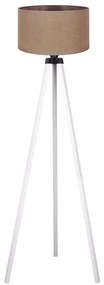 Duolla - Stojacia lampa 1xE27/60W/230V pr. 44 cm hnedá/biela