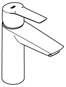 GROHE 235752432 - Umyvadlová batéria START 192 mm čierna