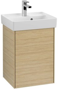 VILLEROY &amp; BOCH Collaro závesná skrinka pod umývadielko, 1 dvierka, pánty vpravo, 410 x 344 x 546 mm, Nordic Oak, C00501VJ