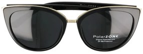 Polarzone Čierne dámske elegantné polarizačné okuliare "Geisha" 787775197