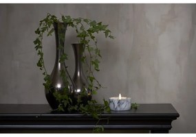 Sivo-biela betónová LED sviečka Star Trading Flamme Marble, výška 7,5 cm