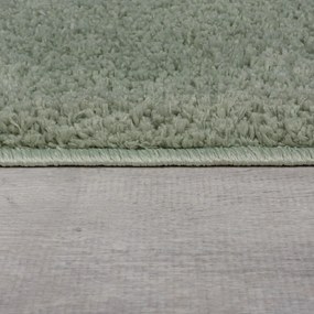 Zelený umývateľný koberec z recyklovaných vlákien 160x230 cm Fluffy – Flair Rugs