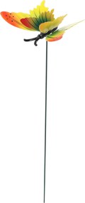 OZDOBA NA VRCH Kvetináča / do záhrady – MOTÝĽ 10 cm / 50 cm *5405