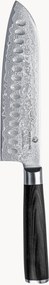 Santoku nôž z damaškovej ocele's rukoväťou z pakkawood Limited Edition