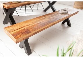 Lavica 40159 200cm Masív drevo Mango prírodná - Komfort-nábytok