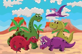 Obraz dinosaurí kamaráti