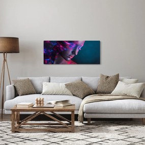 Trblietavý obraz ženy (120x50 cm)
