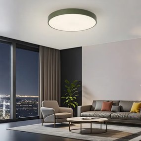 Brilagi - LED stmievateľné stropné svietidlo POOL LED/60W/230V 3000-6000K 60 cm zelené s diaľkovým ovládaním
