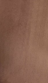 Jedálenská stolička Lewes - zamat - Hnedá