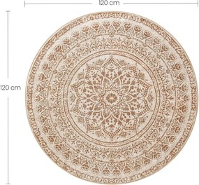 Kulatý koberec ORIENT 120 cm cappuccino