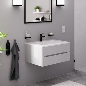 Hansgrohe Logis, páková umývadlová batéria 100 CoolStart s odtokovou súpravou s tiahlom, čierna matná, HAN-71102670