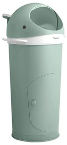 Plastový odpadkový kôš na plienky v mentolovej farbe 25 l Whale – Kindsgut