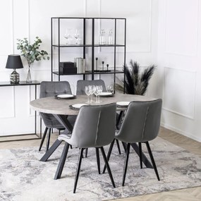 PROXIMA.store - Okrúhly stôl LUKAS FARBA: biela, FARBA NÔH: drevo