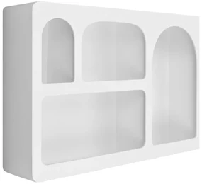 Biela poschodová polica 60 cm Bryne – House Nordic