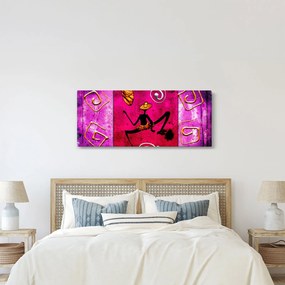Obraz historickej nástennej maľby (120x50 cm)