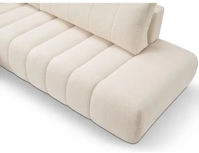 Rozkladacia rohová sedačka DESIO L ľavá s úložným priestorom, béžová