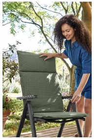 Livarno home Podložka na kreslo s vysokým operadlom Houston, zelená, 4 kusy  (800008854)