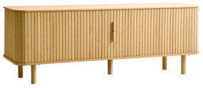 TV stolík v dekore duba v prírodnej farbe 160x56 cm Cavo – Unique Furniture