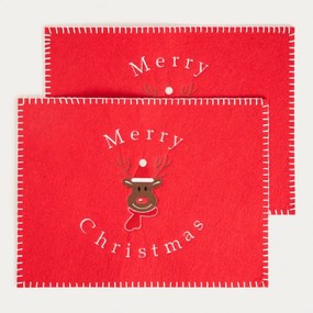 Sada podložiek pod taniere MERRICK červená 760211