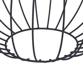 Závesná stropná lampa Loft 30 cm, čierna