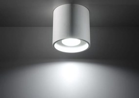 SOLLUX LIGHTING Stropné svietidlo ORBIS 1, 1xGU10, 40W, biele