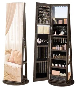 Otočná šperkovnica so zrkadlom JJC007K02