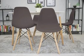 Jedálenská stolička OSAKA káva (hnedé nohy)