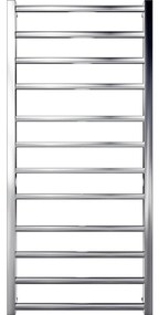 Kúpeľňový rebríkový radiátor TOKIO 260W/230V 120x53 cm nerez/lesklý chróm