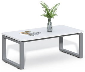 Kancelársky konferenčný stolík Houseland Prime Home 01 120 cm biely