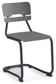 Školská stolička LEGERE I, V 450 mm, antracit, antracit