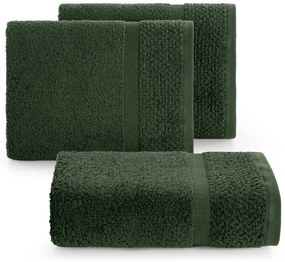 BAVLNENÝ UTERÁK VILIA 50X90 CM TMAVOZELENÁ