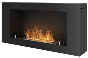 InFire - Nástenný BIO krb 44x91 cm 3kW čierna