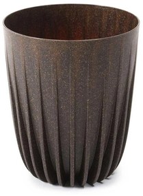 Kvetináč STRIPPED ECO V 30 cm kávovo hnedý